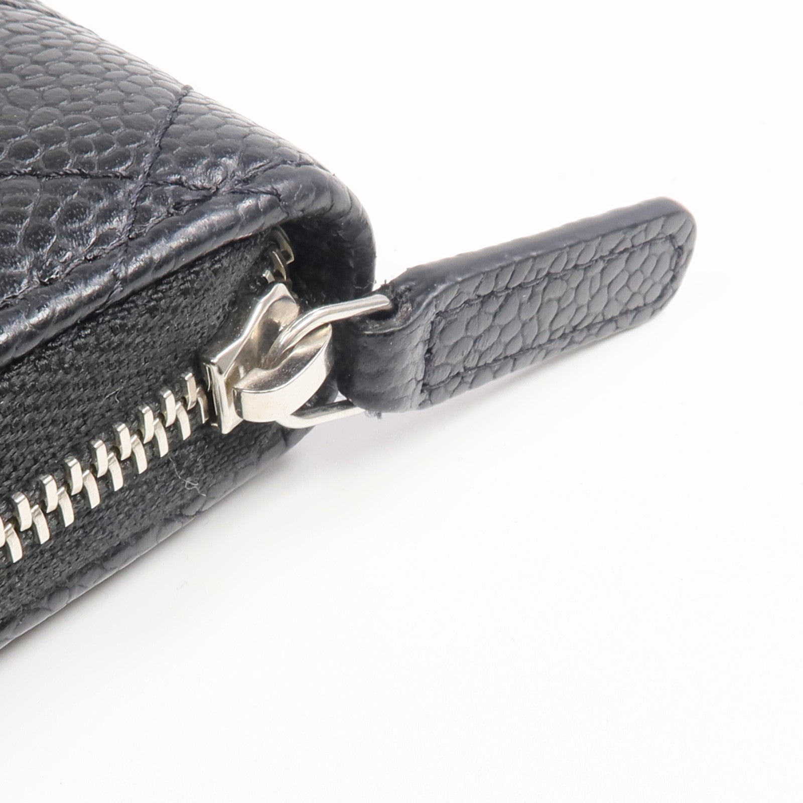 CHANEL 牛皮皮革Card Holder銀扣卡片套