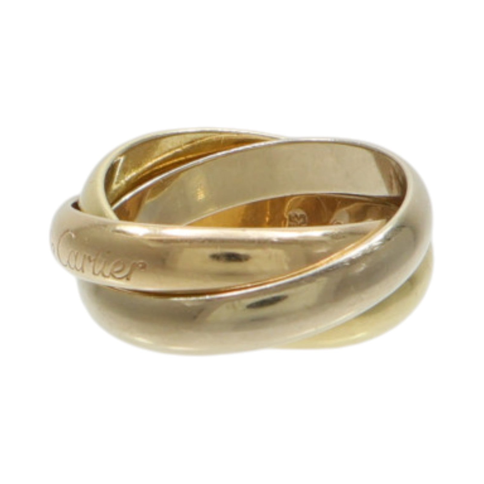 CARTIER 18K白金/玫瑰金/黃金Trinity戒指
