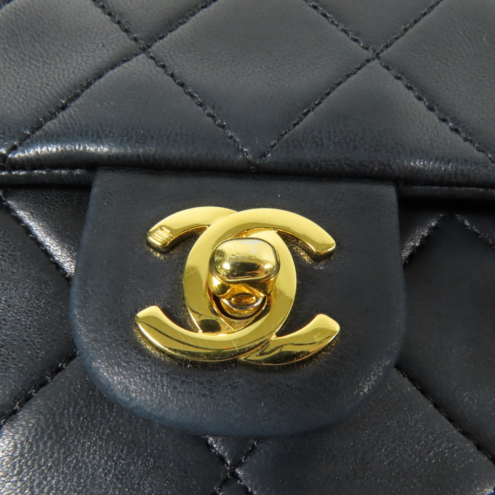 CHANEL 【激減優惠】羊皮皮革Mini Classic 20金扣鏈帶肩背袋