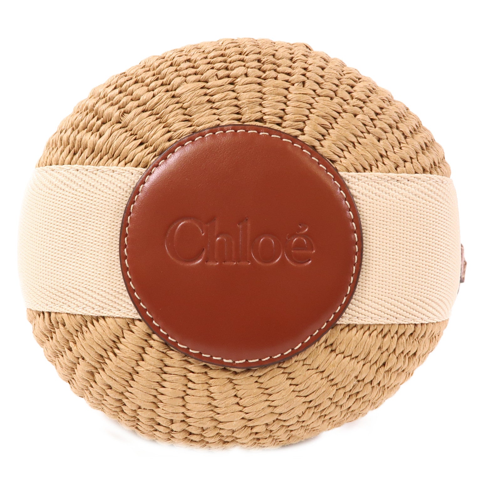 Chloe Raffia Woody Bucket Bag金扣手挽肩背兩用袋