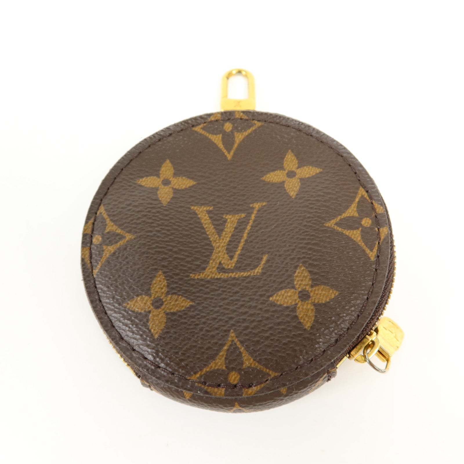 LOUIS VUITTON Monogram Multi Pochette Accessoires金扣手挽肩背兩用袋棕色