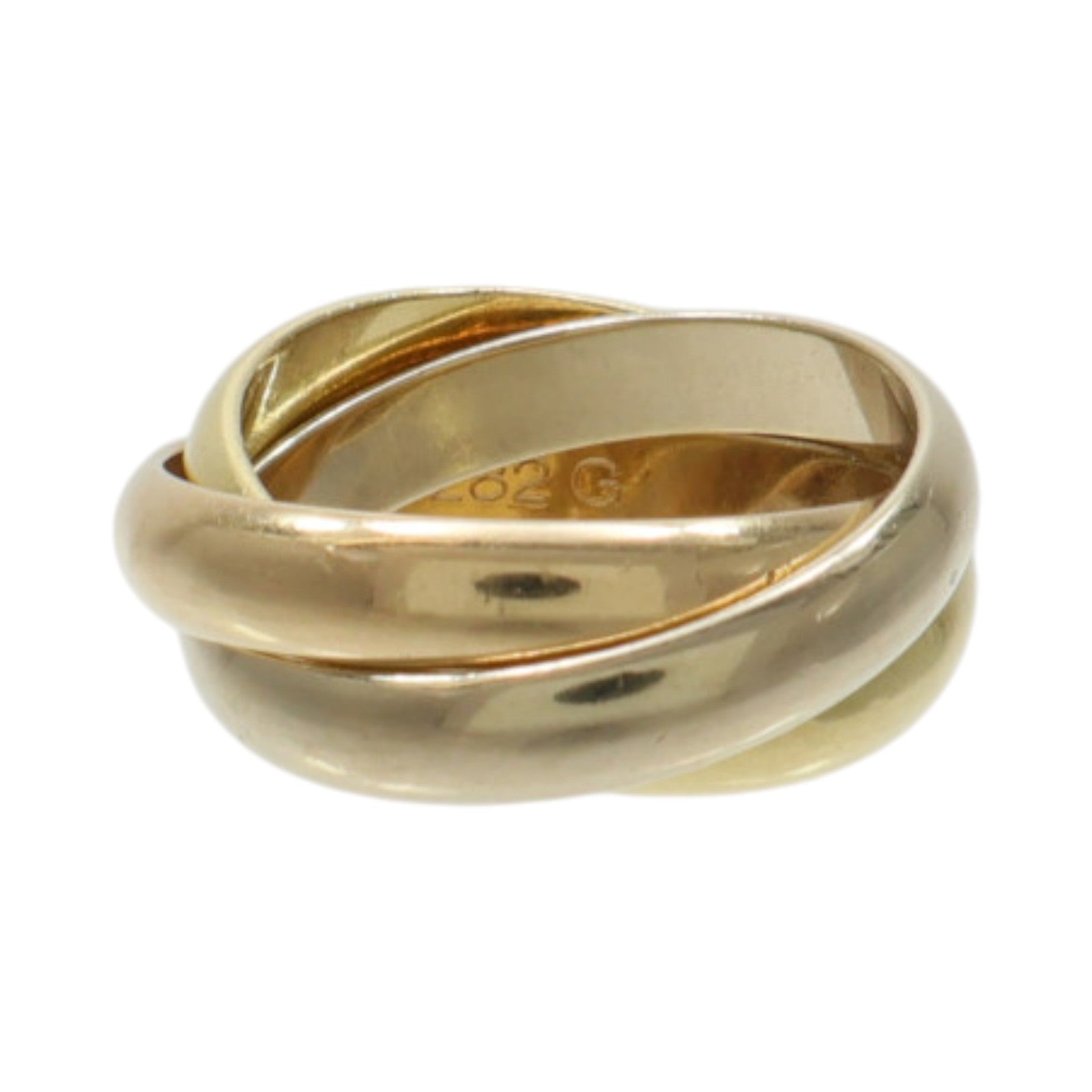 CARTIER 18K白金/玫瑰金/黃金Trinity戒指