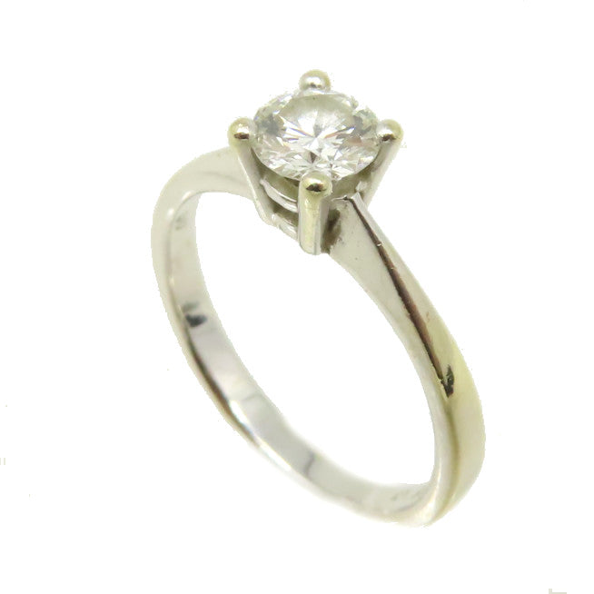 JEWELRY **【激減優惠】18K白金/0.40ct鑽石Diamond Ring戒指US#5
