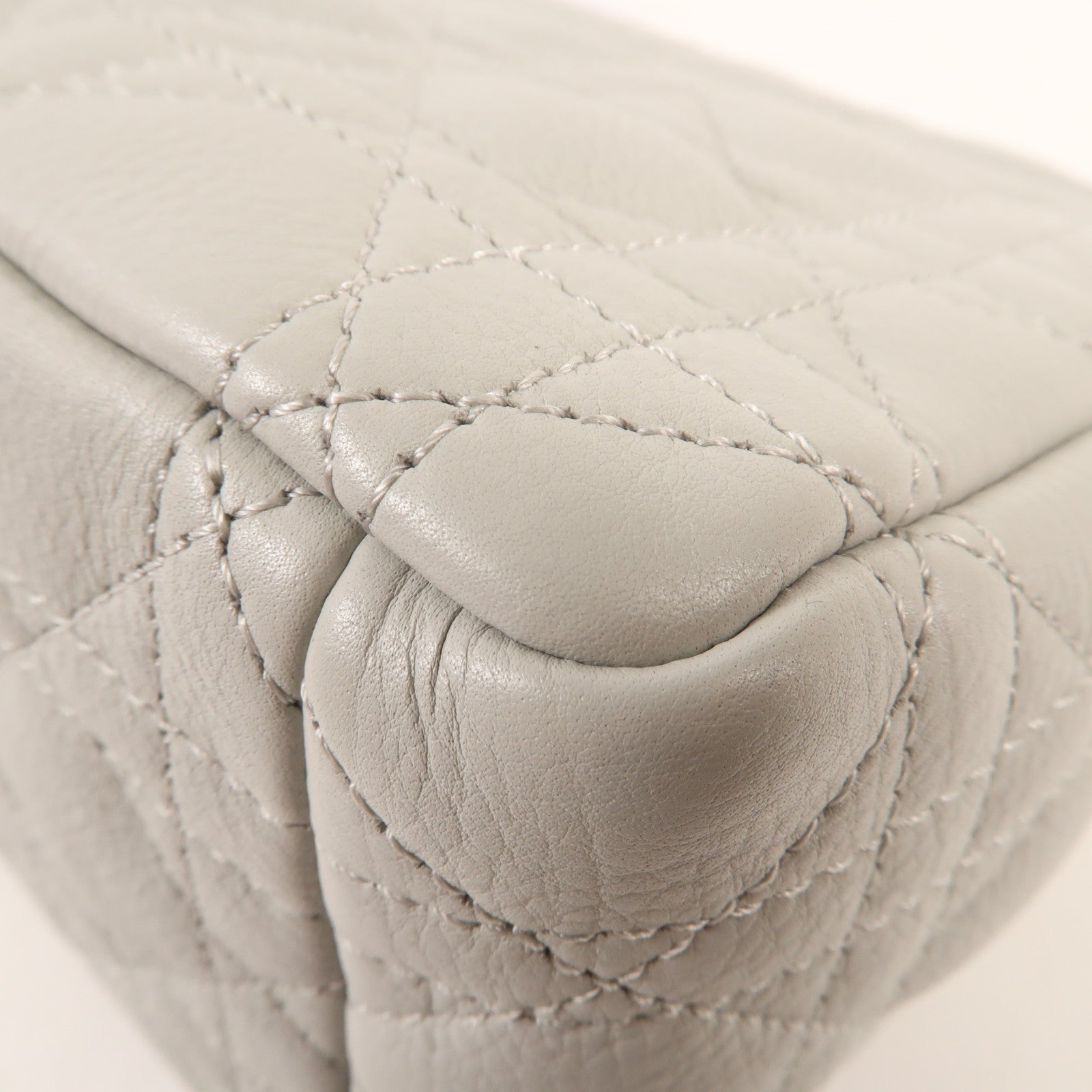 Dior 牛皮皮革Caro Medium銀扣肩,背袋