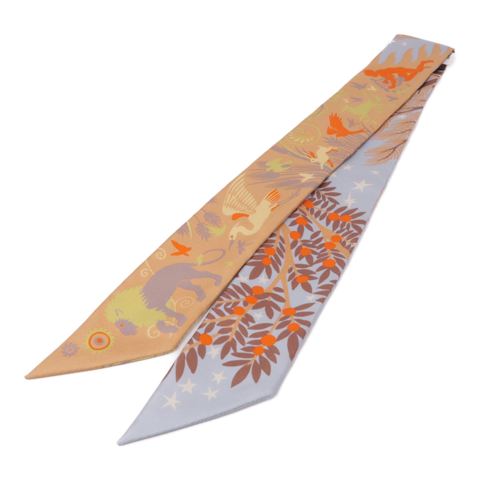 HERMES 絲質Twilly絲巾