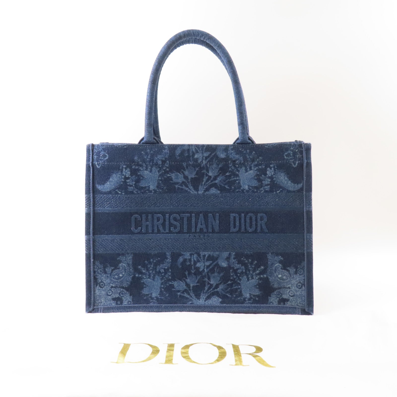 Dior 帆布Book Tote手挽袋藍色