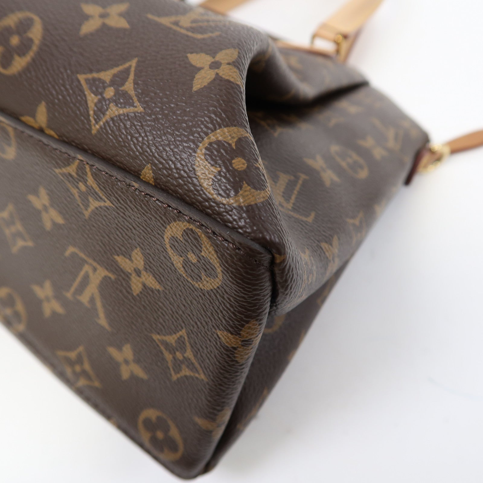 LOUIS VUITTON Monogram Rivoli MM金扣手挽肩背兩用袋啡色