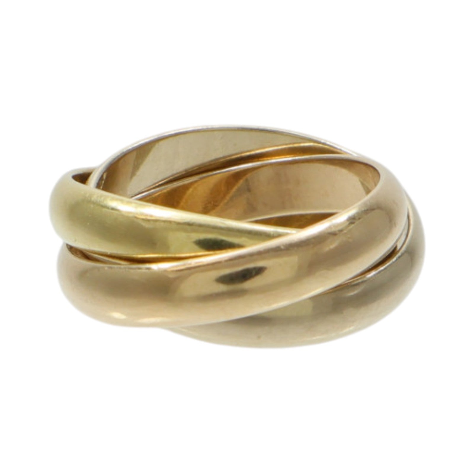 CARTIER 18K白金/玫瑰金/黃金Trinity戒指