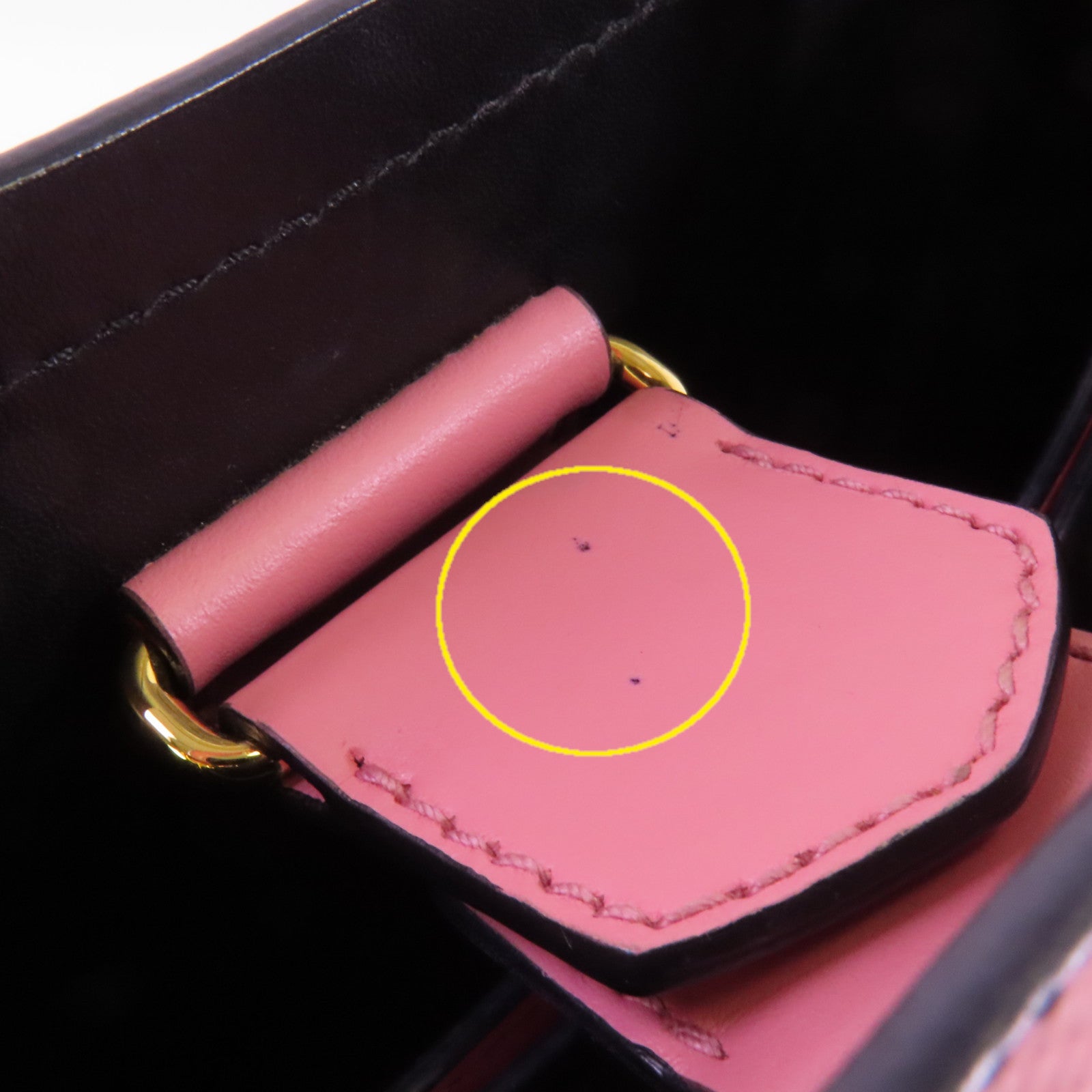 PRADA Saffianopo皮革2Way Shoulder Bag金扣手挽肩背兩用袋