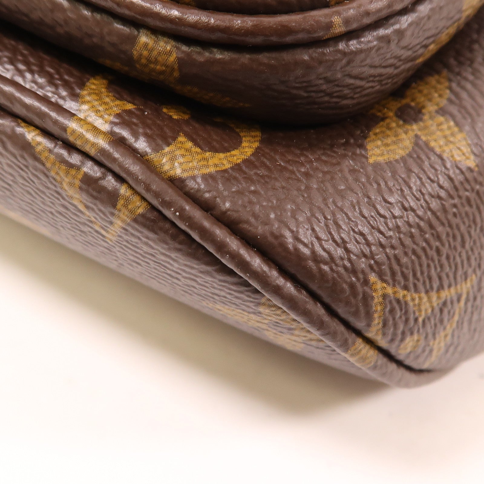 LOUIS VUITTON 【激減優惠】Monogram Mini Bumbag金扣手挽肩背兩用袋棕色