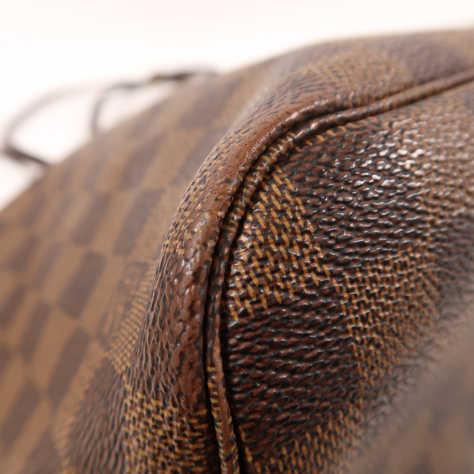 LOUIS VUITTON Damier Neverfull MM金扣手挽袋/肩背袋