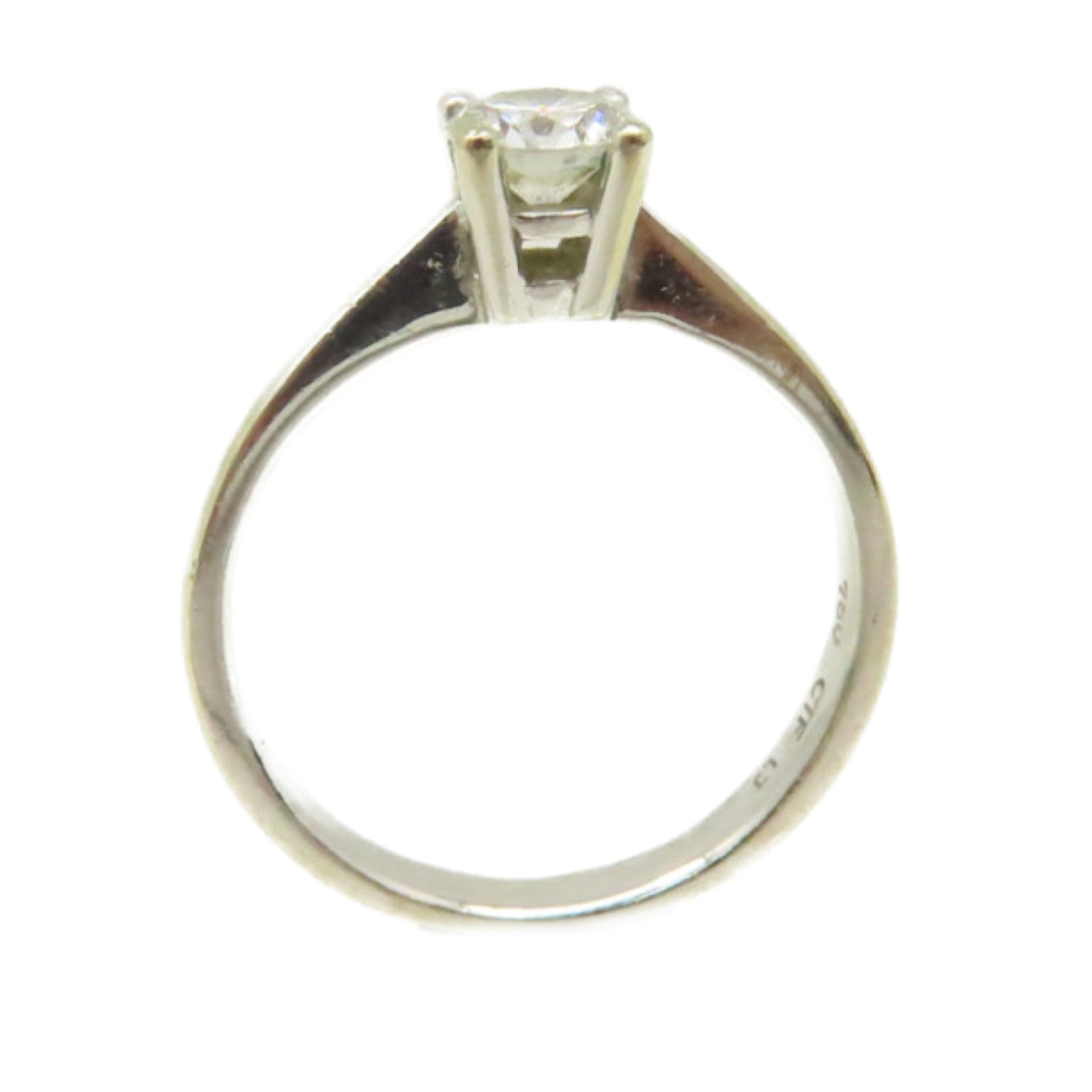 JEWELRY **【激減優惠】18K白金/0.40ct鑽石Diamond Ring戒指US#5