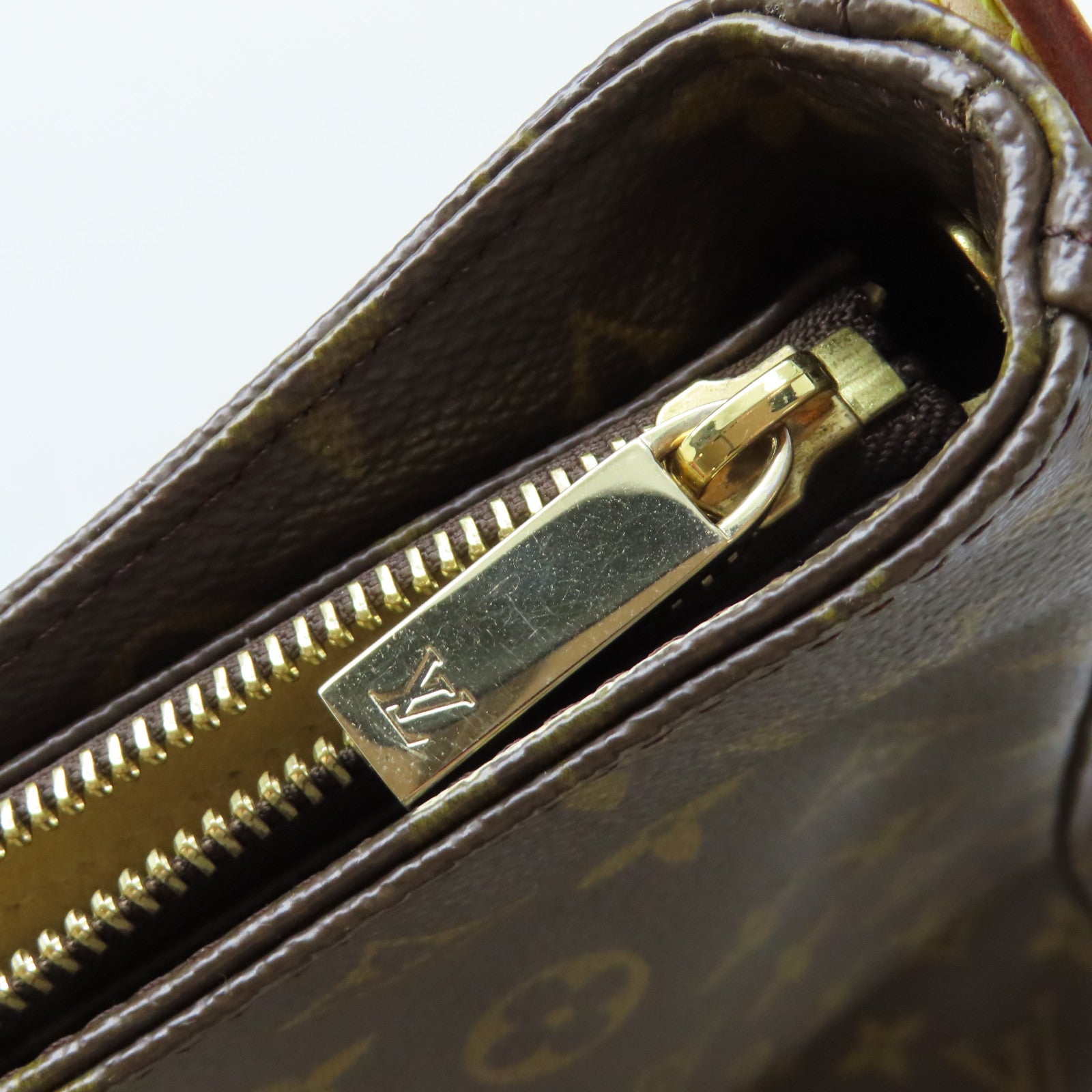 LOUIS VUITTON 【激減優惠】Monogram Looping GM金扣肩背袋啡色
