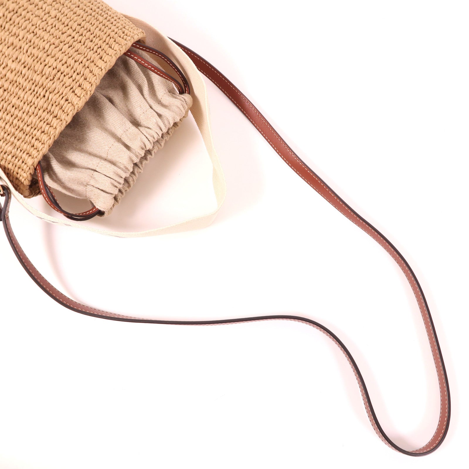 Chloe Raffia Woody Bucket Bag金扣手挽肩背兩用袋