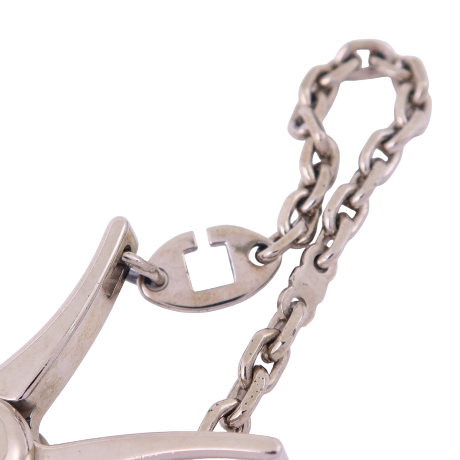 HERMES 金屬Filou Glove Clip Charm銀扣掛飾