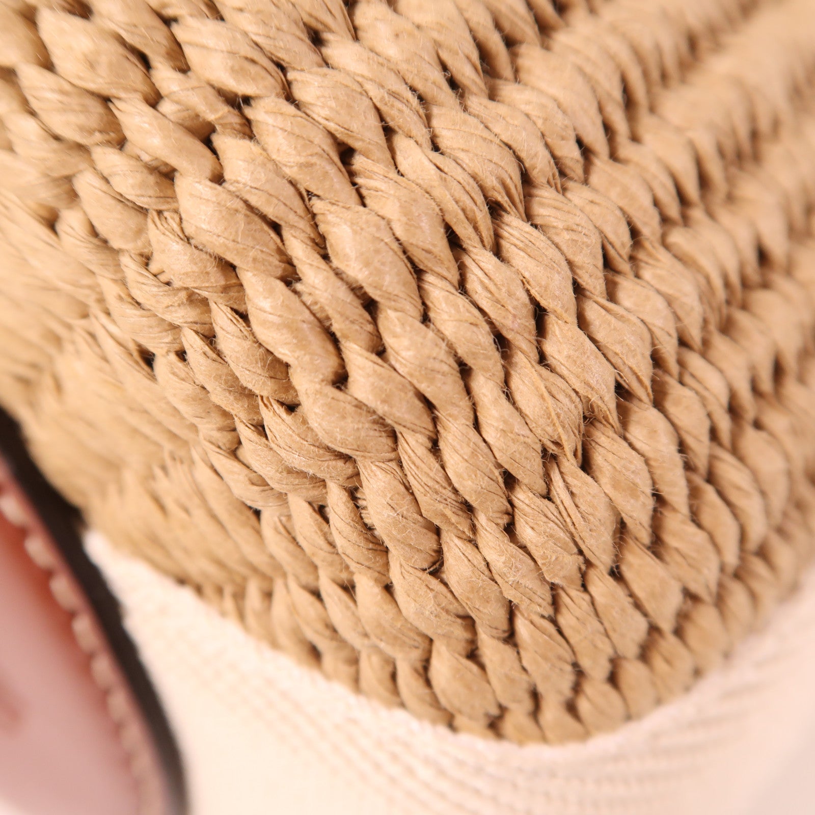 Chloe Raffia Woody Bucket Bag金扣手挽肩背兩用袋