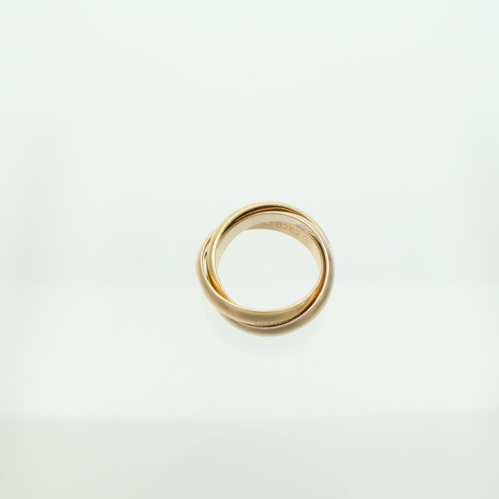 CARTIER 18K白金/玫瑰金/黃金Trinity戒指