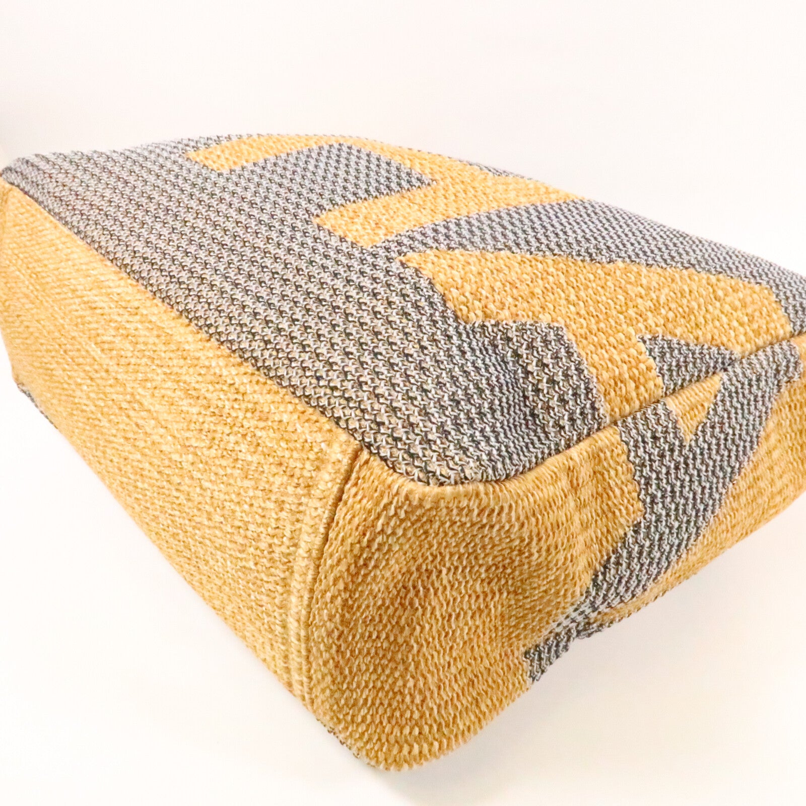 CHANEL 混合纖維Tote Bag銀扣鏈帶手挽肩背兩用袋