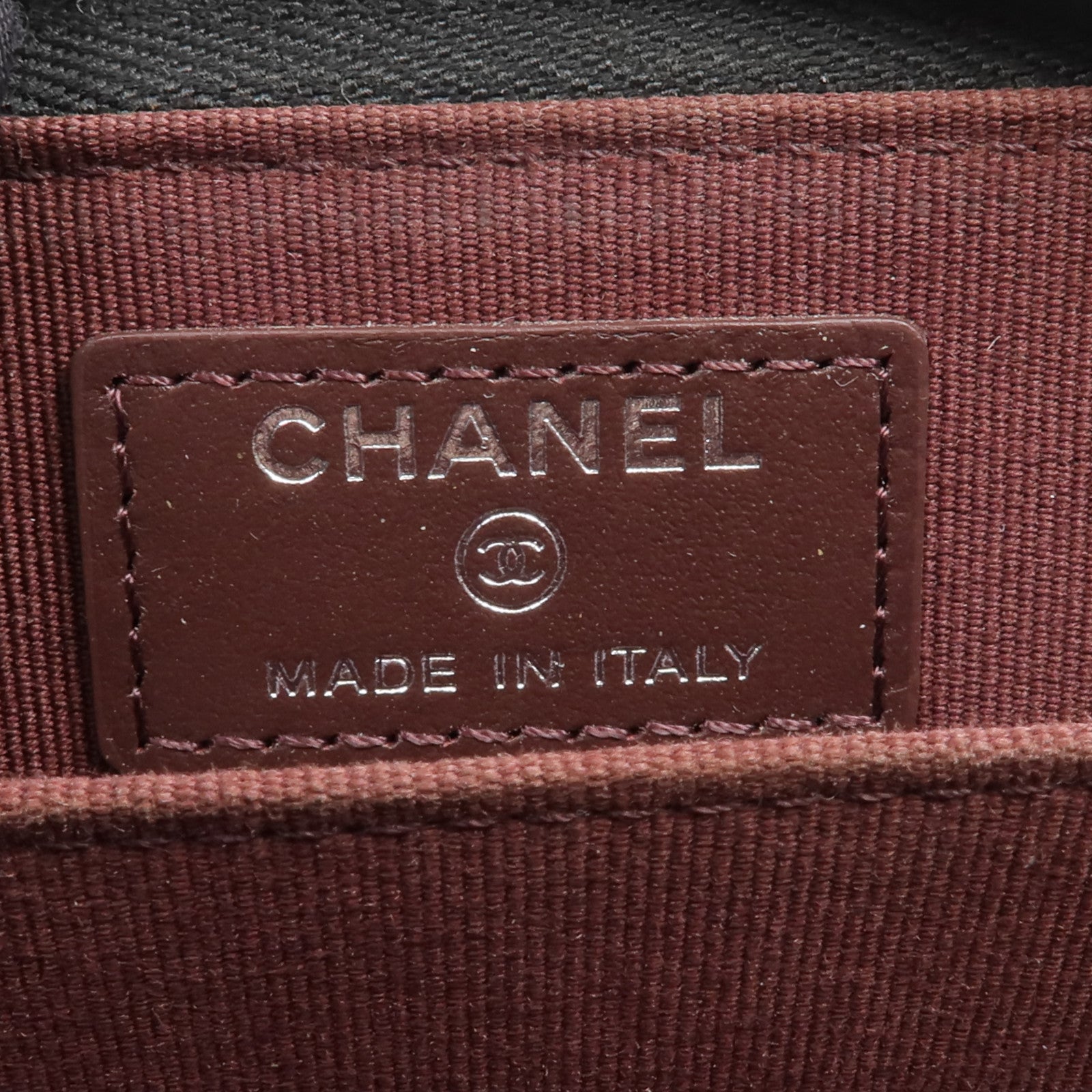 CHANEL 牛皮皮革Card Holder銀扣卡片套