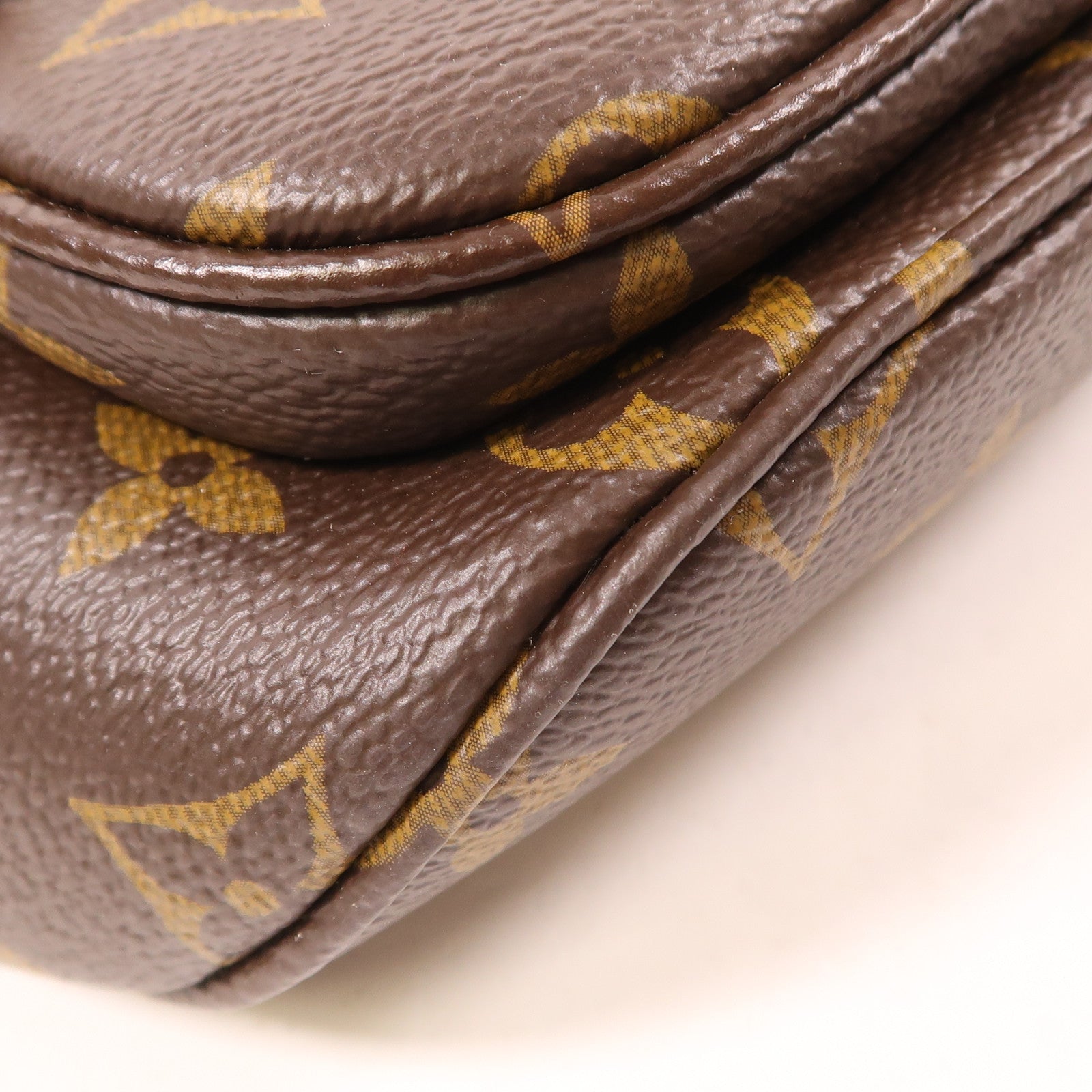 LOUIS VUITTON 【激減優惠】Monogram Mini Bumbag金扣手挽肩背兩用袋棕色