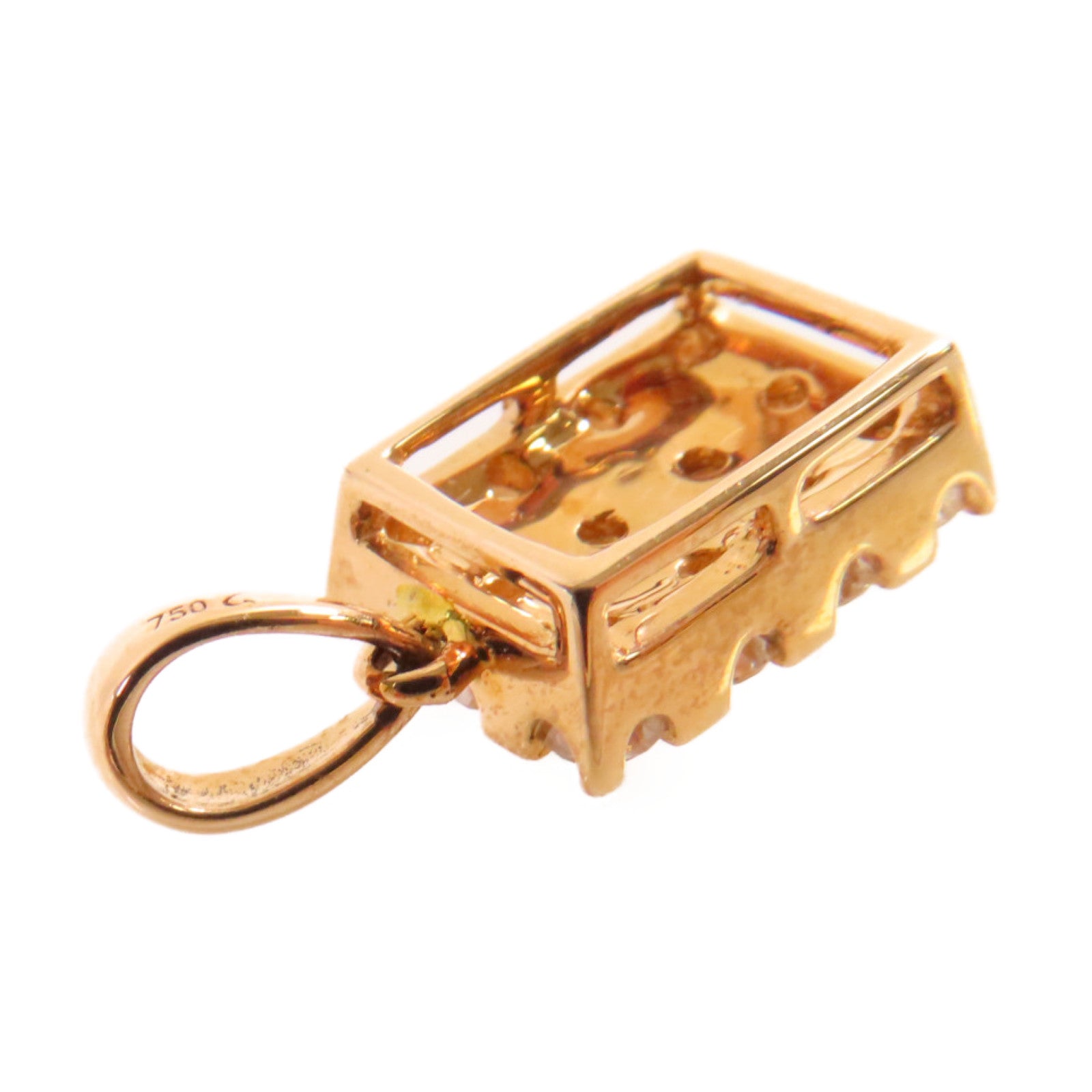 JEWELRY 18K玫瑰金/鑽石Diamond Pendant Top吊墜頭扣