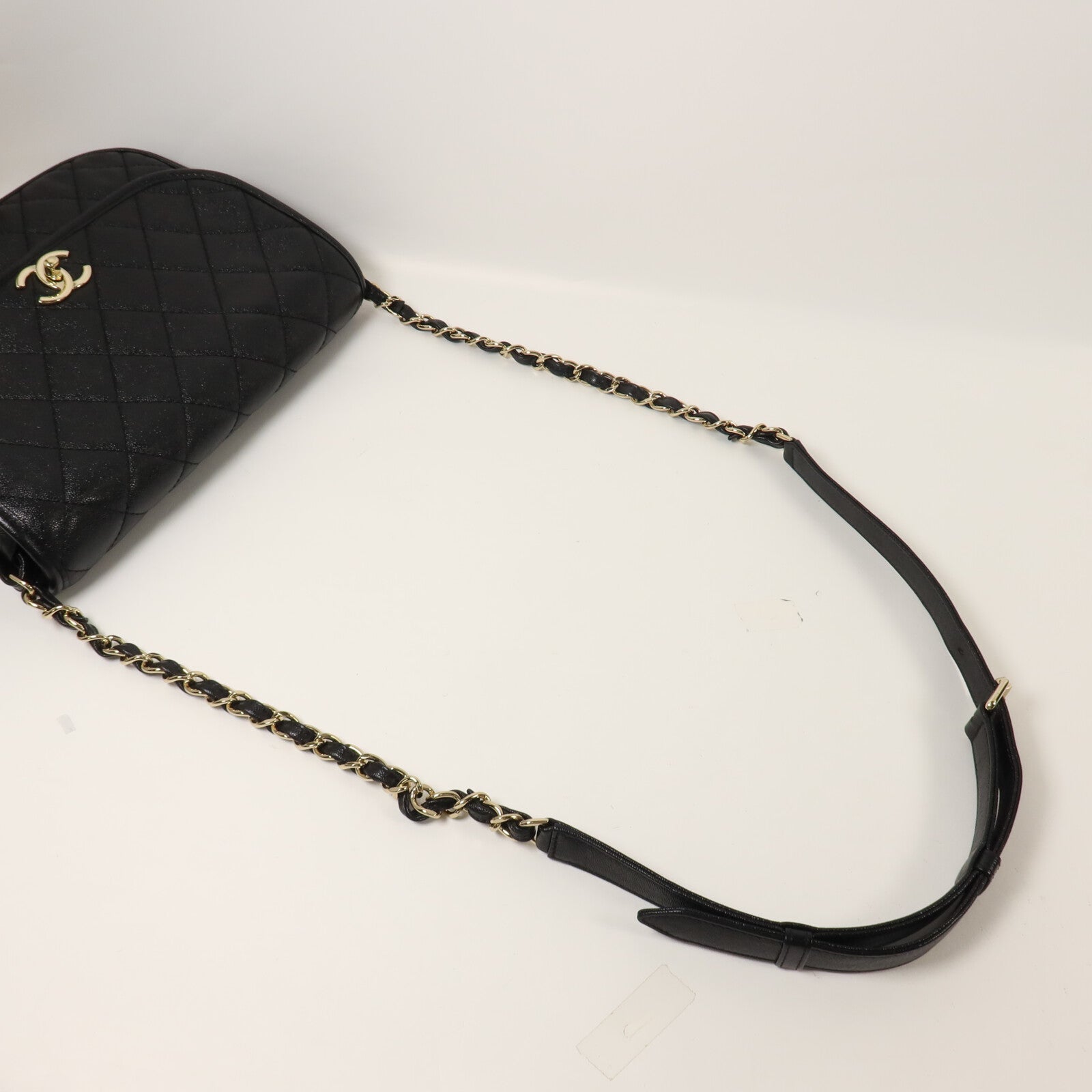 CHANEL 牛皮皮革Chain Shoulder鏈帶肩背袋