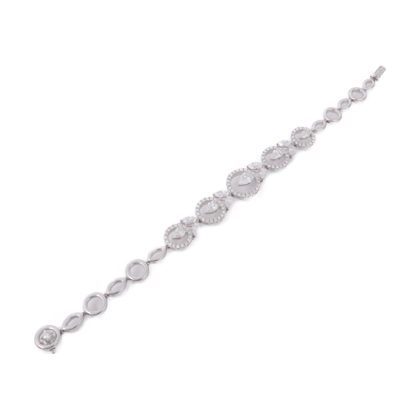 JEWELRY 18K白金Diamond Bracelet鑽石手鏈