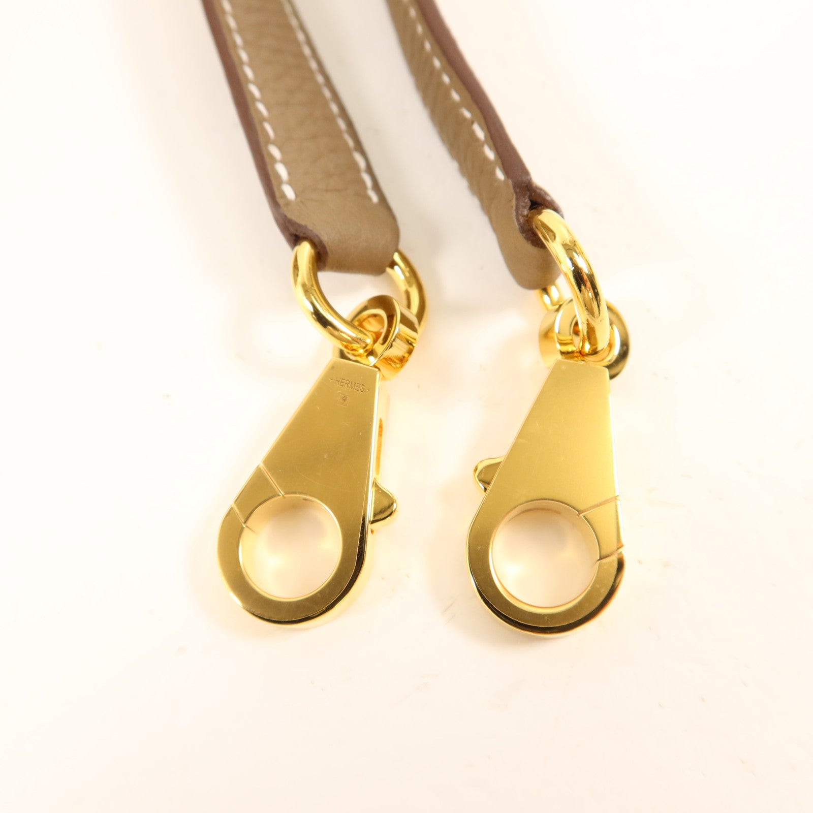 HERMES 【激減優惠】Togo皮革Kelly 25金扣手挽肩背兩用袋Etoupe