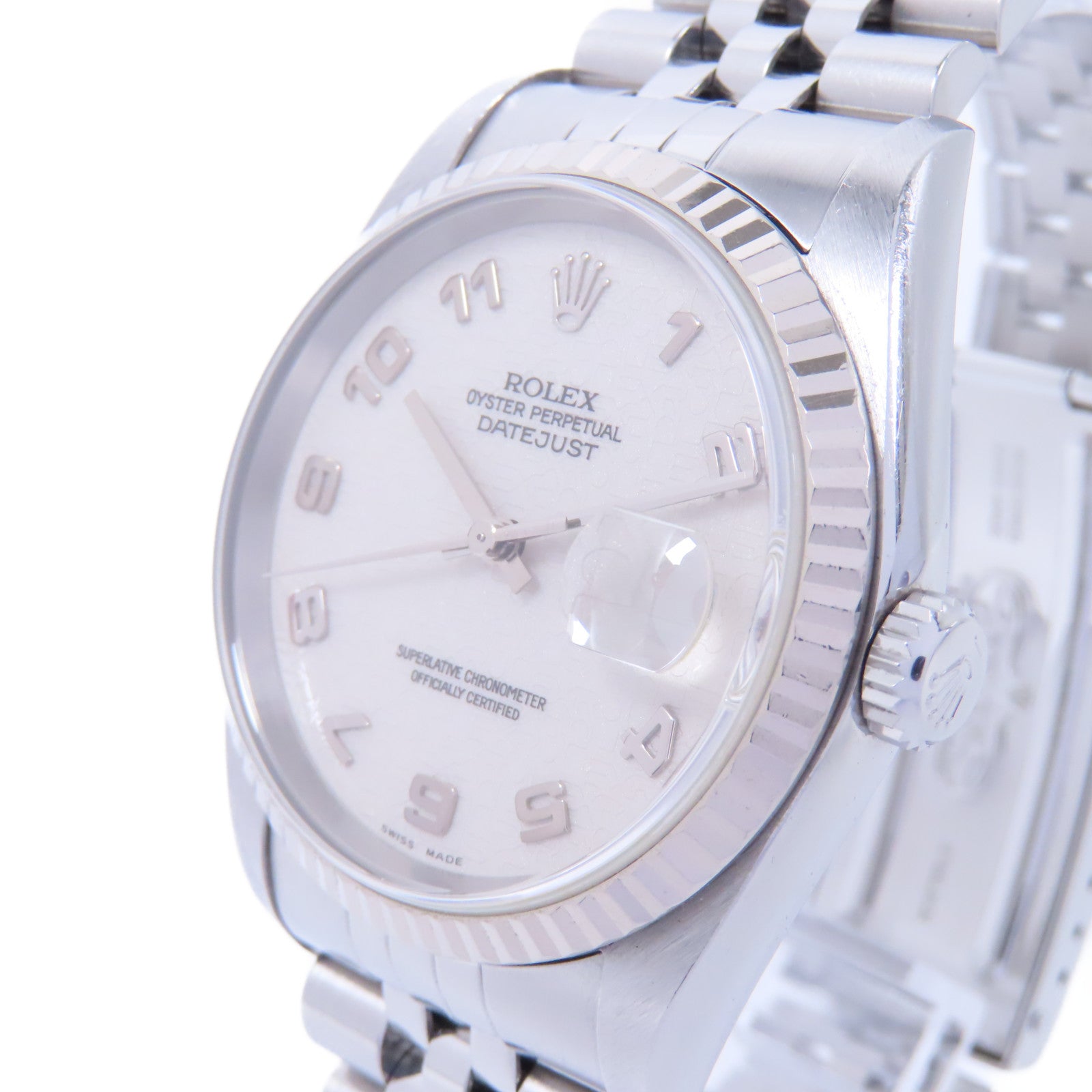 ROLEX Datejust不鏽鋼手錶自動機芯 白色