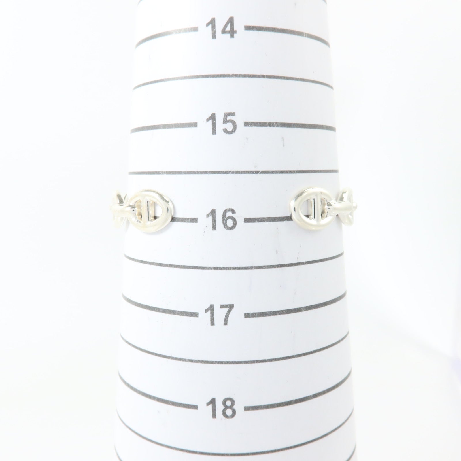 HERMES 925純銀Chaine D'Ancre Enchainee Bracelet手鏈