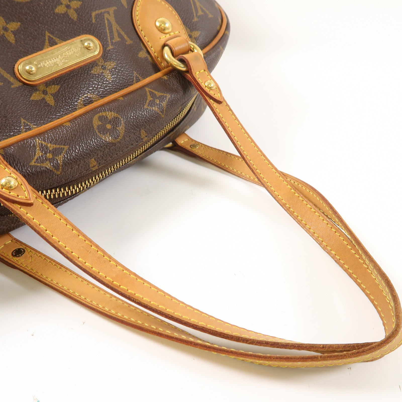 LOUIS VUITTON 【激減優惠】Monogram Montorgueil PM金扣肩背袋啡色