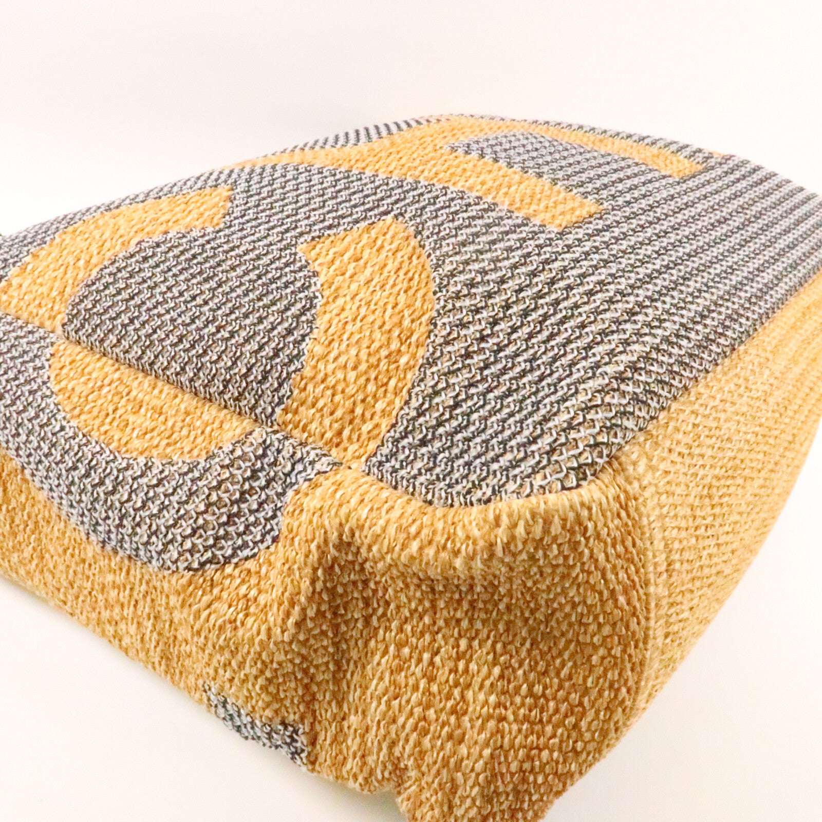 CHANEL 混合纖維Tote Bag銀扣鏈帶手挽肩背兩用袋