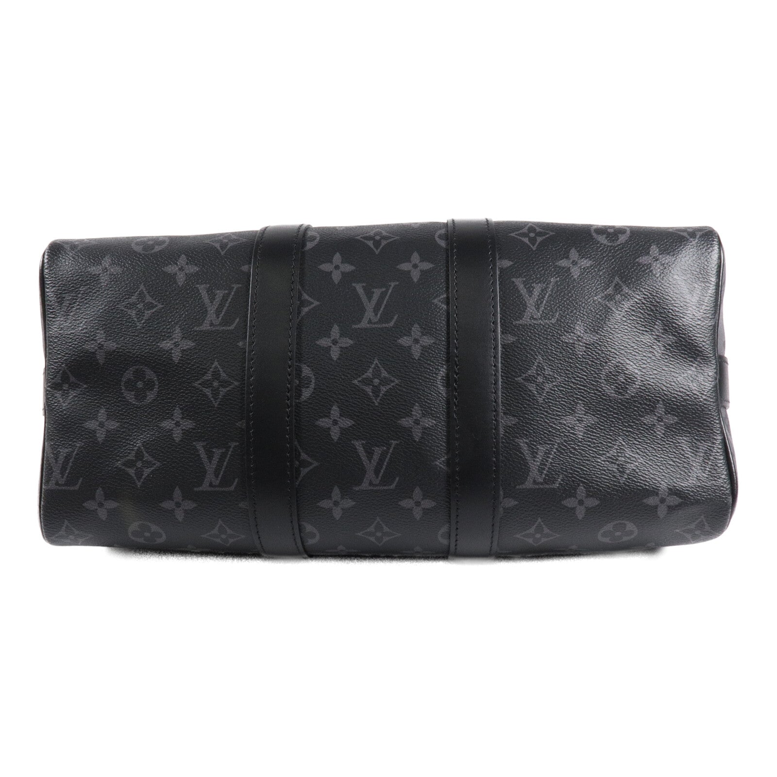 LOUIS VUITTON Monogram Eclipse Keepall Bandouliere 35手挽肩背兩用袋