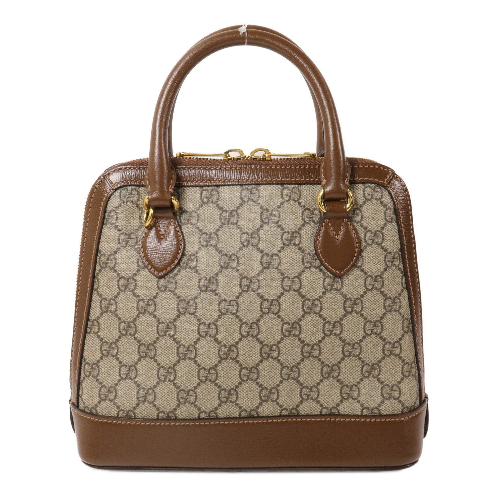 GUCCI 塗層帆布1955 Horsebit Top Handle手挽肩背兩用袋