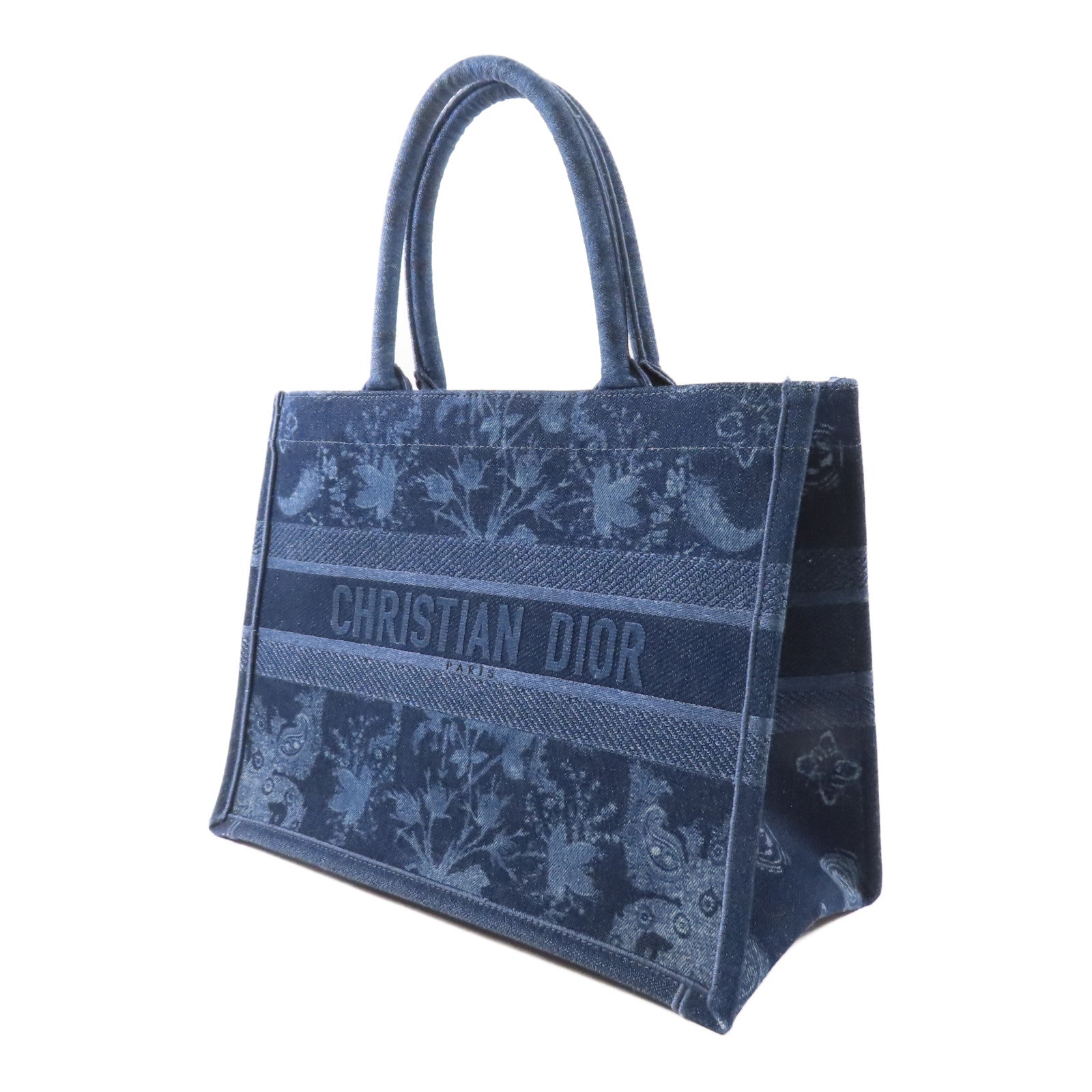 Dior 帆布Book Tote手挽袋藍色