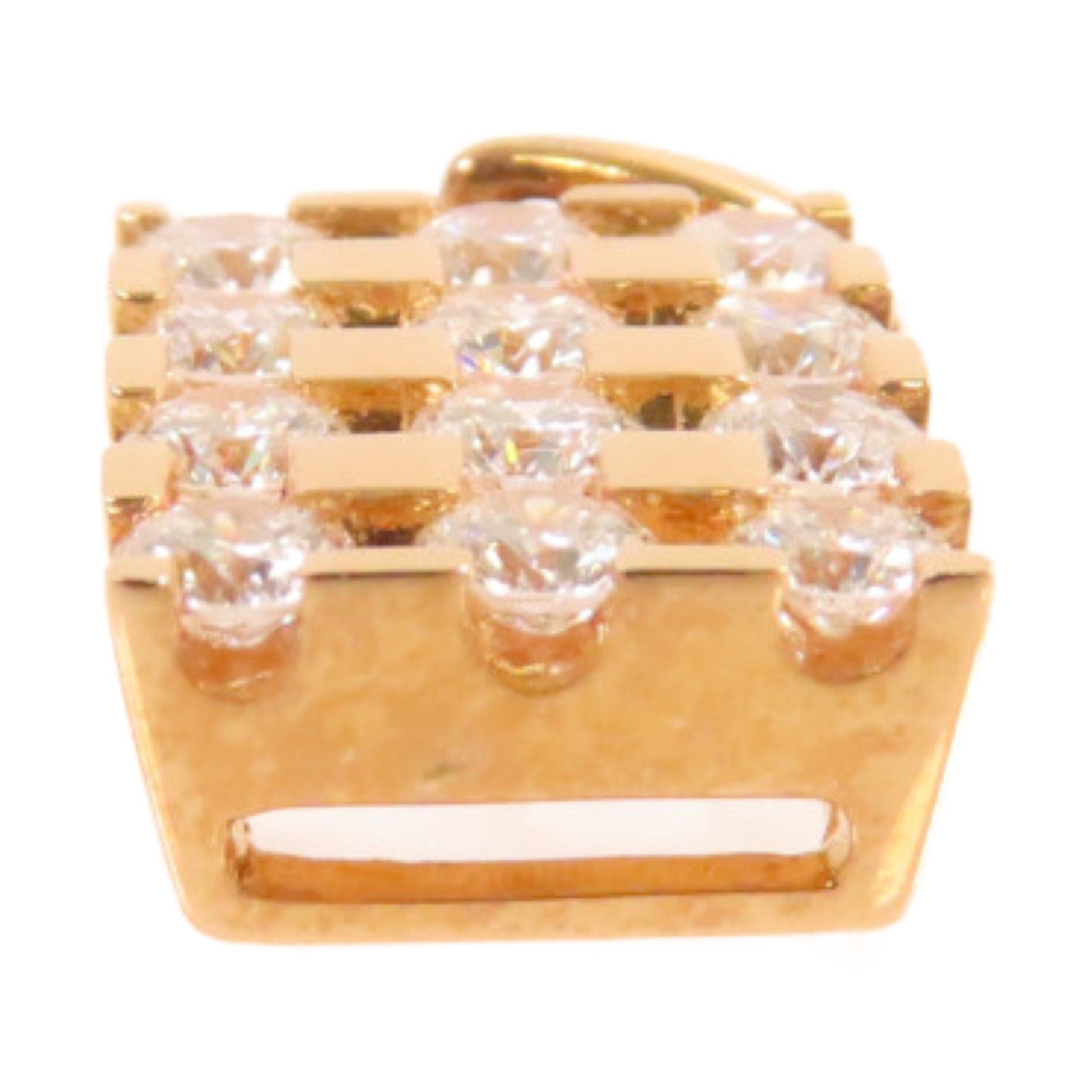 JEWELRY 18K玫瑰金/鑽石Diamond Pendant Top吊墜頭扣