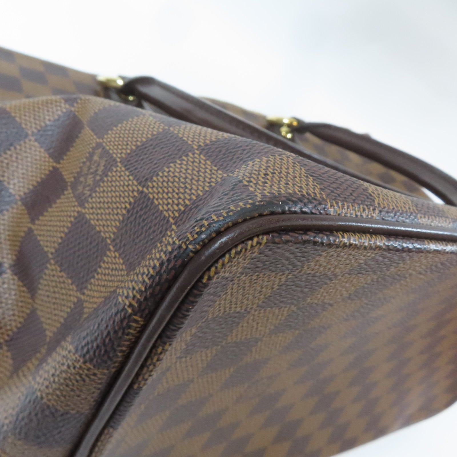 LOUIS VUITTON Damier Saleya MM Tote Bag金扣手挽袋啡色