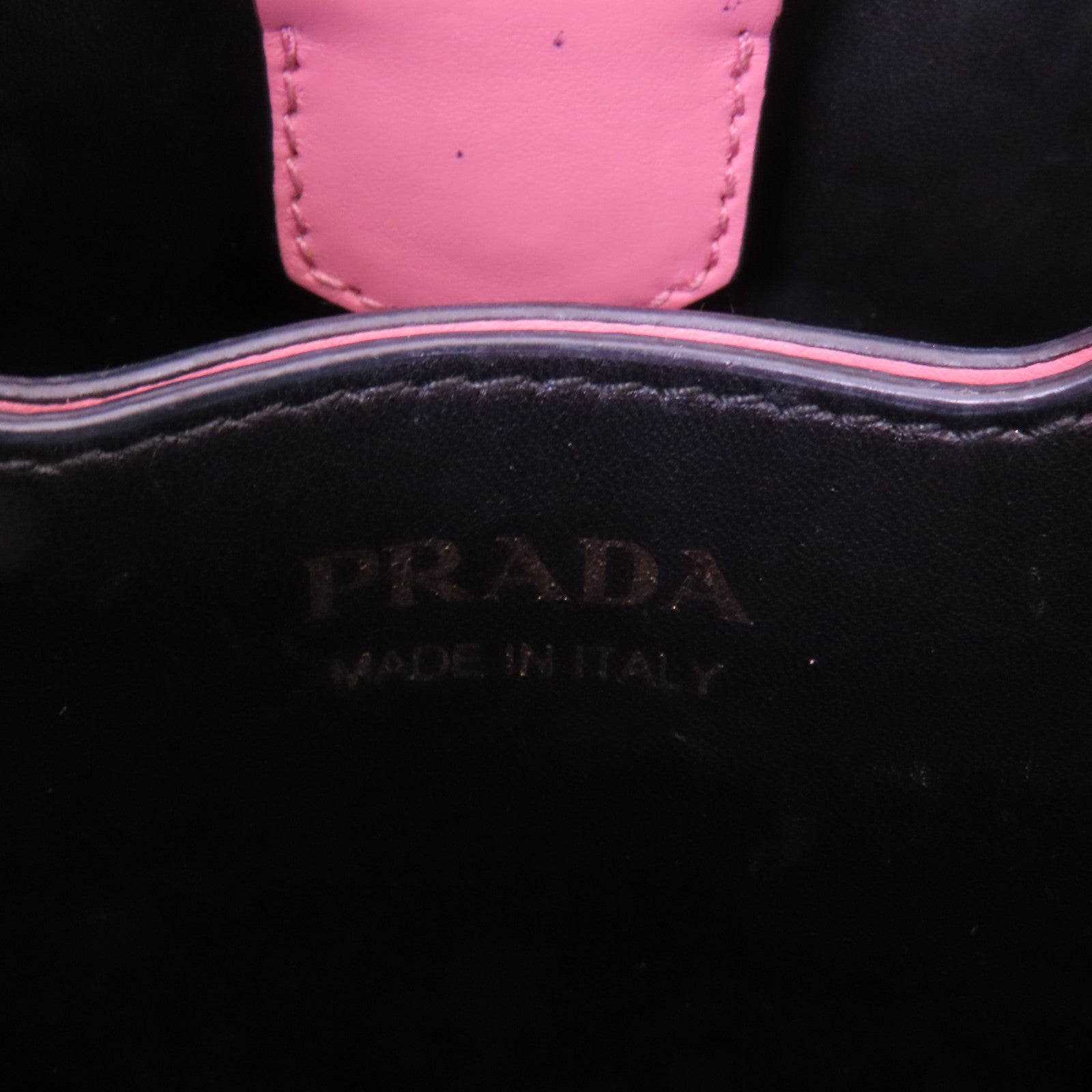PRADA Saffianopo皮革2Way Shoulder Bag金扣手挽肩背兩用袋