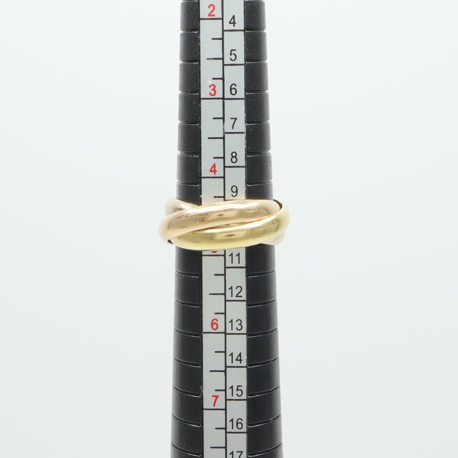 CARTIER 18K白金/玫瑰金/黃金Trinity戒指
