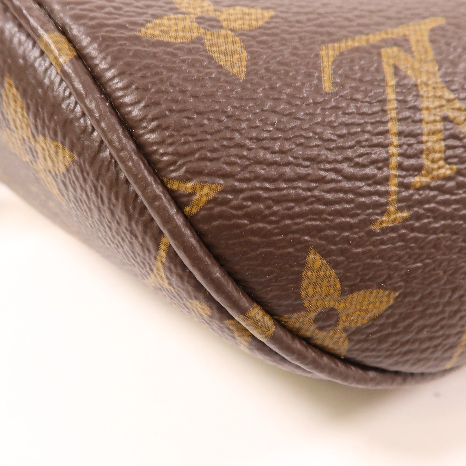 LOUIS VUITTON 【激減優惠】Monogram Mini Bumbag金扣手挽肩背兩用袋棕色