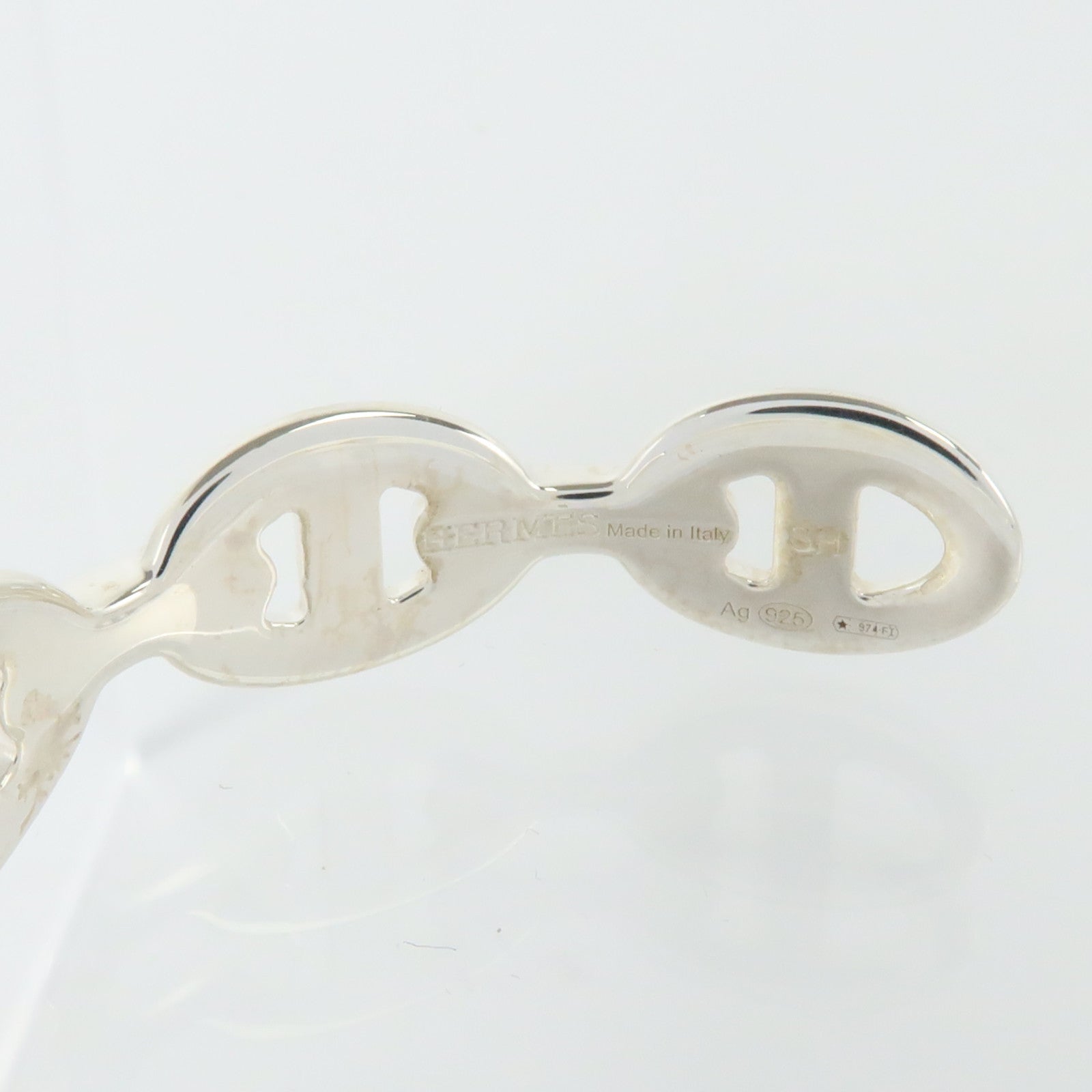 HERMES 925純銀Chaine D'Ancre Enchainee Bracelet手鏈