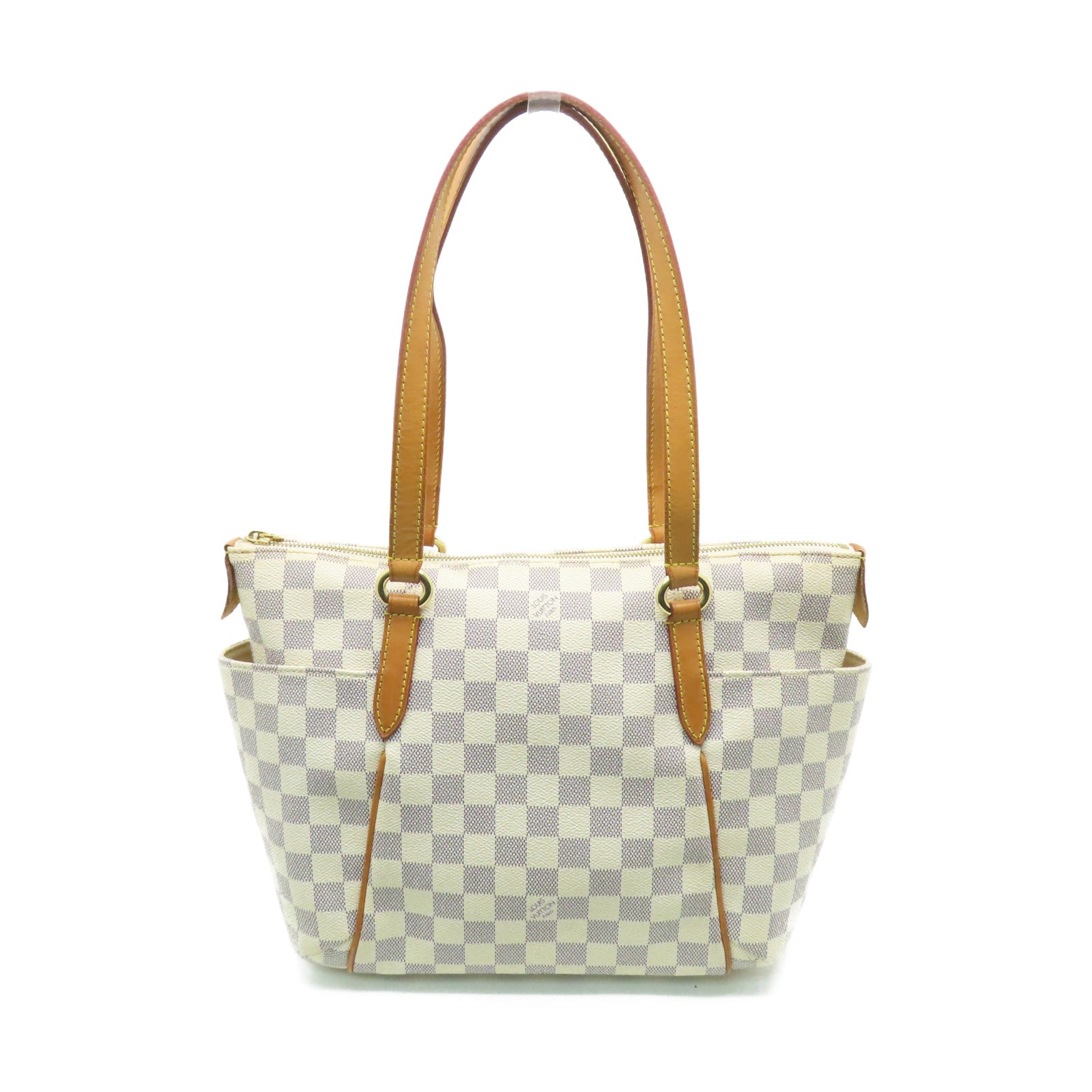 LOUIS VUITTON 【激減優惠】Damier Azur Totally PM Shoulder Bag肩背袋米白色