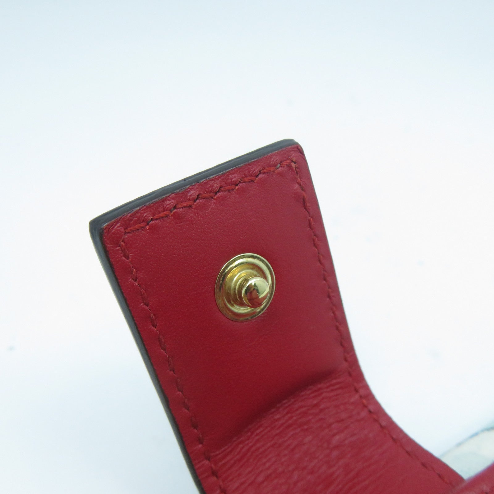 GUCCI 塗層帆布Wallet金扣錢包藍色/灰色