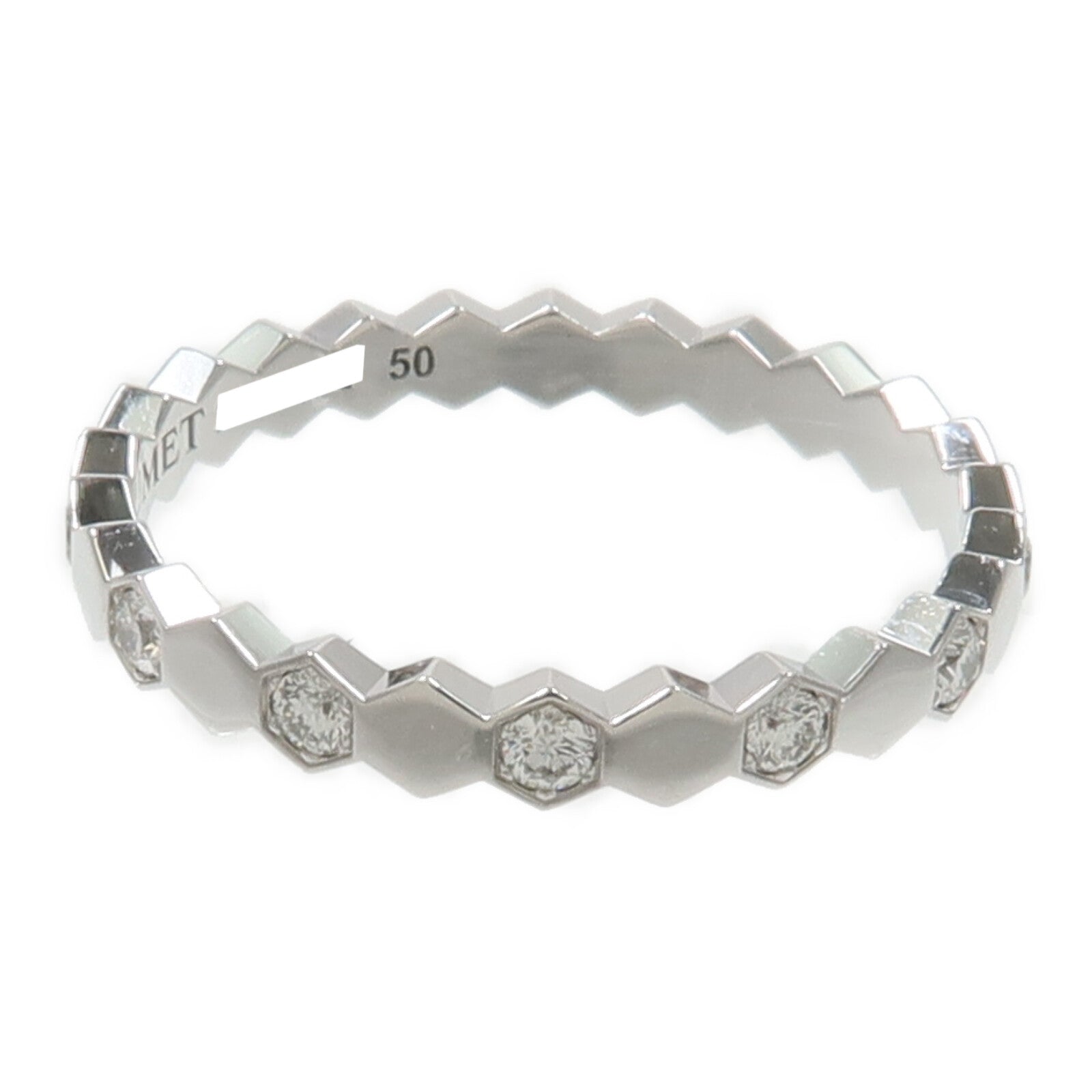 Chaumet 18K白金Bee My Love鑽石戒指