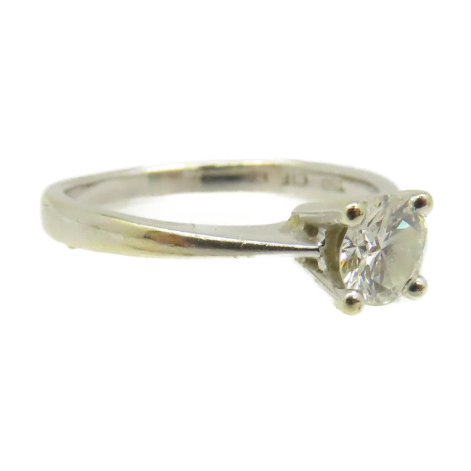 JEWELRY **【激減優惠】18K白金/0.40ct鑽石Diamond Ring戒指US#5