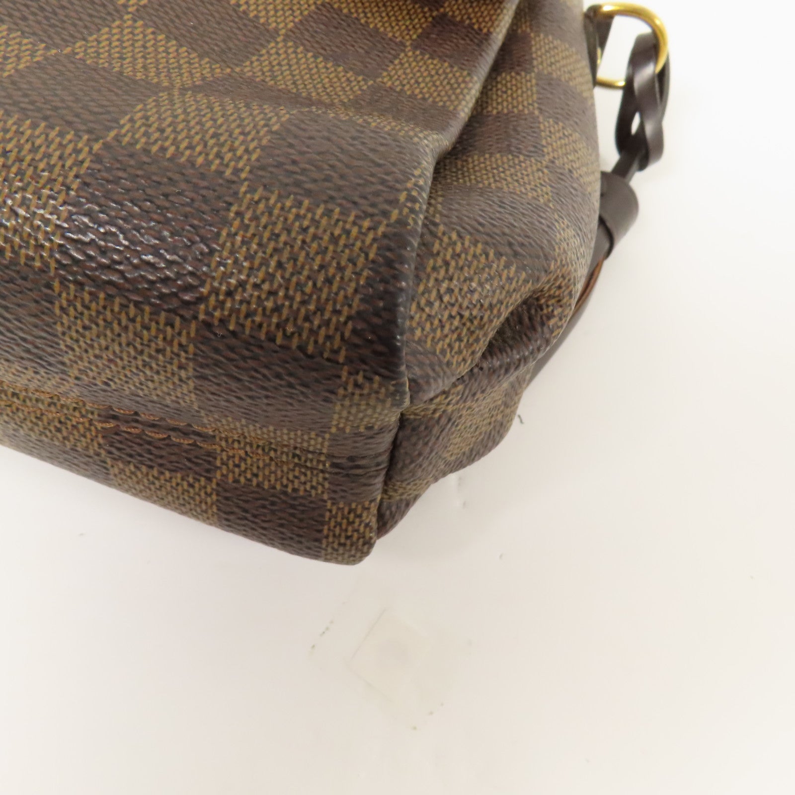 LOUIS VUITTON Damier Croisette金扣手挽肩背兩用袋