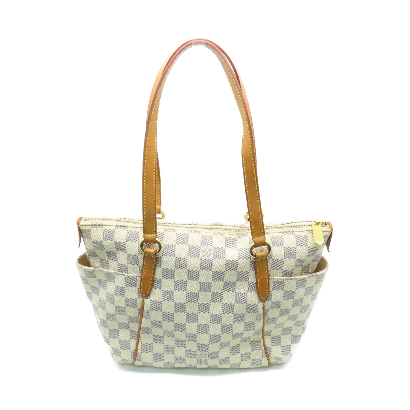 LOUIS VUITTON 【激減優惠】Damier Azur Totally PM Shoulder Bag肩背袋米白色
