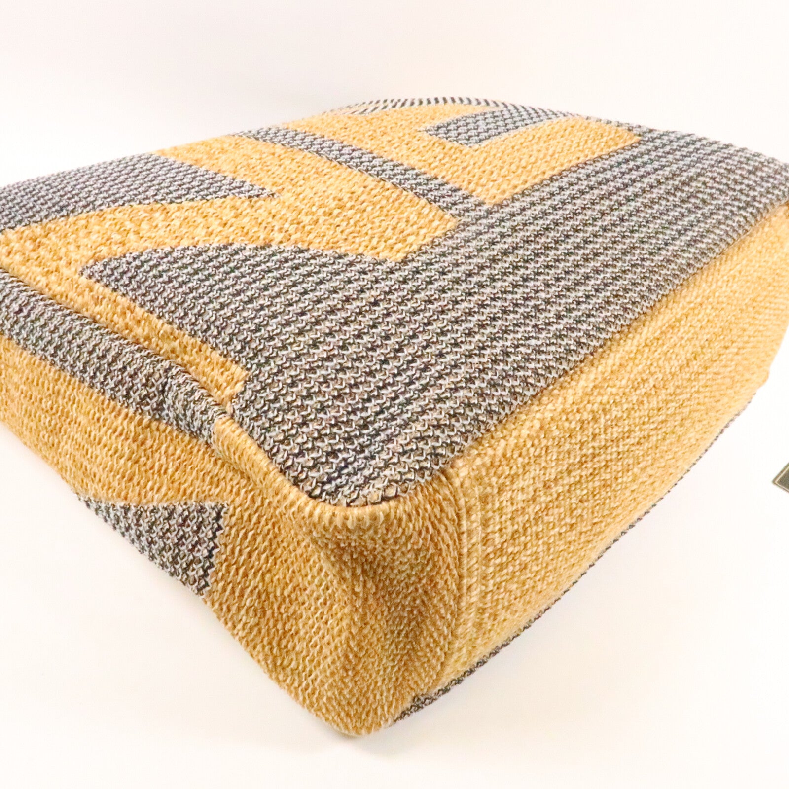 CHANEL 混合纖維Tote Bag銀扣鏈帶手挽肩背兩用袋