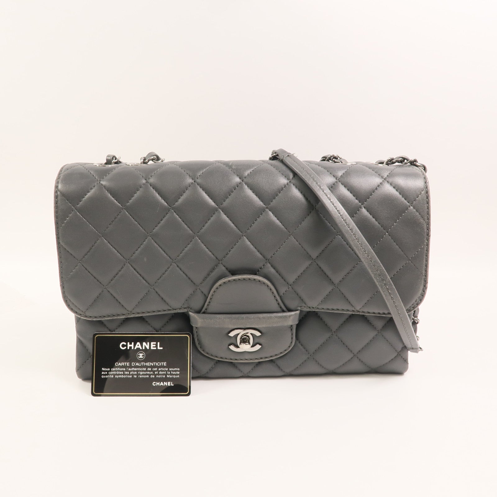 CHANEL 羊皮皮革Shoulder Bag鏈帶肩背袋