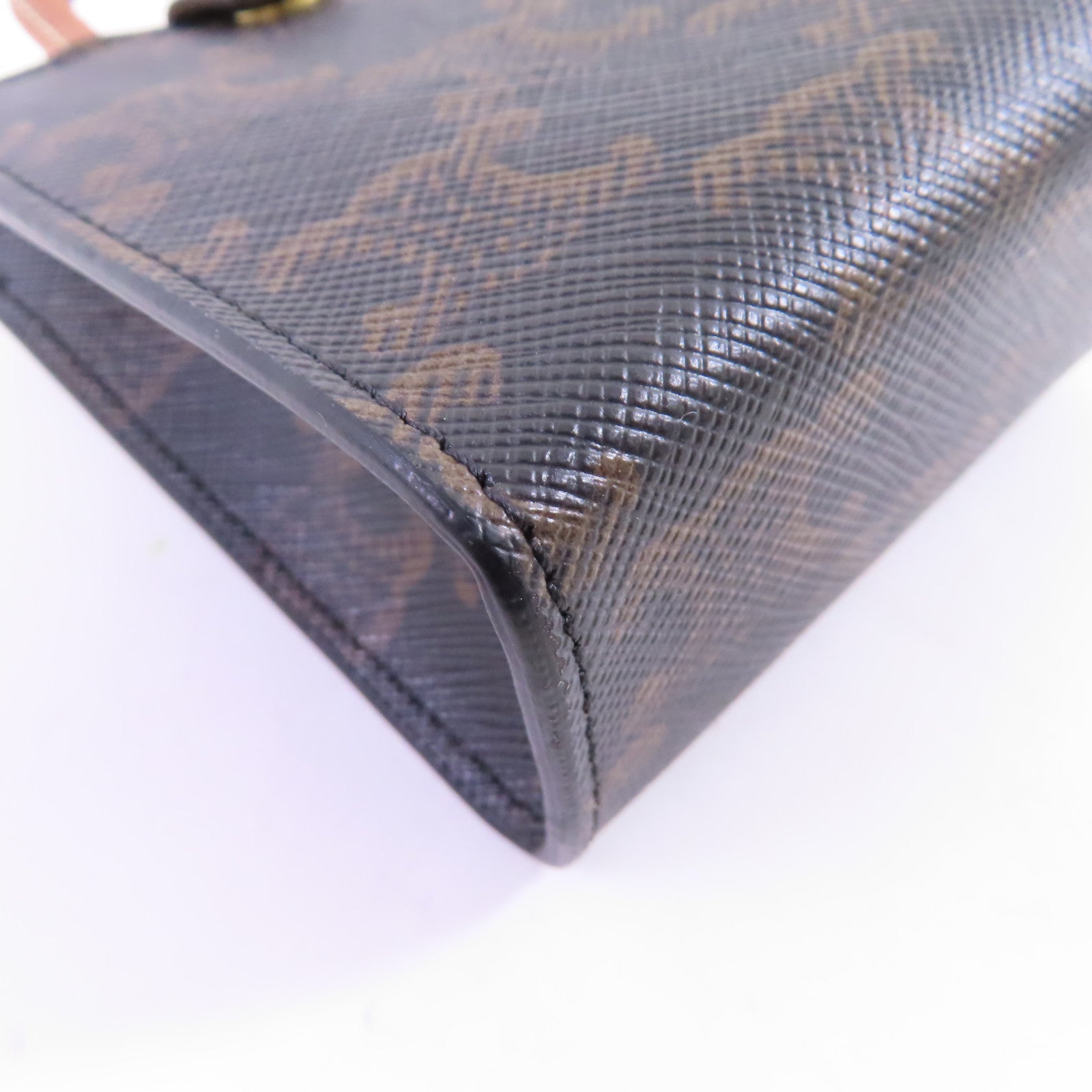 CELINE Triomphe帆布Micro Vertical Charm金扣掛飾